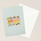 School Supplies Make Me Happy Stationery Card Gallery Image 2