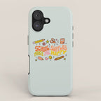 School Supplies Make Me Happy iPhone Case Gallery Image 1