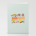 School Supplies Make Me Happy Stationery Card Gallery Image 2