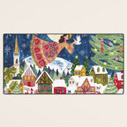 Christmas angel of peace Desk Mat Gallery Image 3