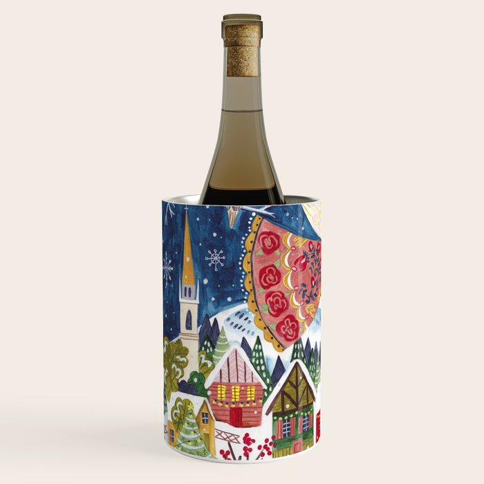 Christmas angel of peace Wine Chiller Gallery Image 2