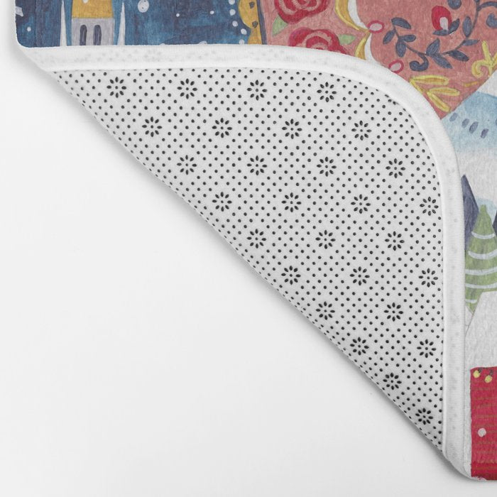 Christmas angel of peace Bath Mat Gallery Image 2