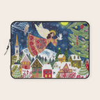 Christmas angel of peace Laptop Sleeve Gallery Image 1