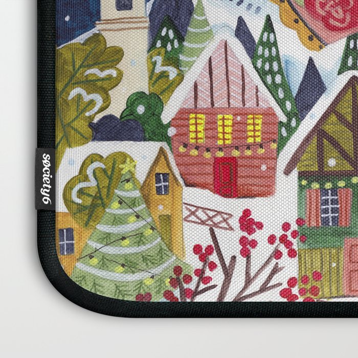 Christmas angel of peace Laptop Sleeve Gallery Image 3