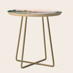 Pastel Mountain Lake Side Table Gallery Image 1