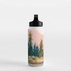 Pastel Mountain Lake Water Bottle Gallery Image 3