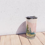 Pastel Mountain Lake Travel Mug Gallery Image 4