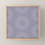 Minimalist Sunray Pattern II Mini Art Print Gallery Image 1