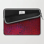 Red And Purple Abstract Painting Laptop Sleeve Gallery Image 2