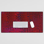 Red And Purple Abstract Painting Desk Mat Gallery Image 1