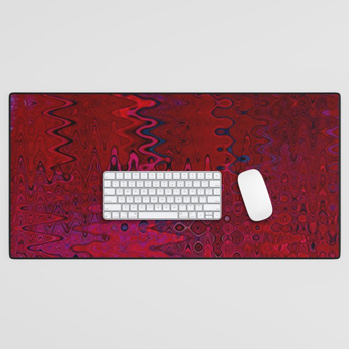 Red And Purple Abstract Painting Desk Mat Gallery Image 1