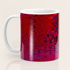 Red And Purple Abstract Painting Coffee Mug Gallery Image 3