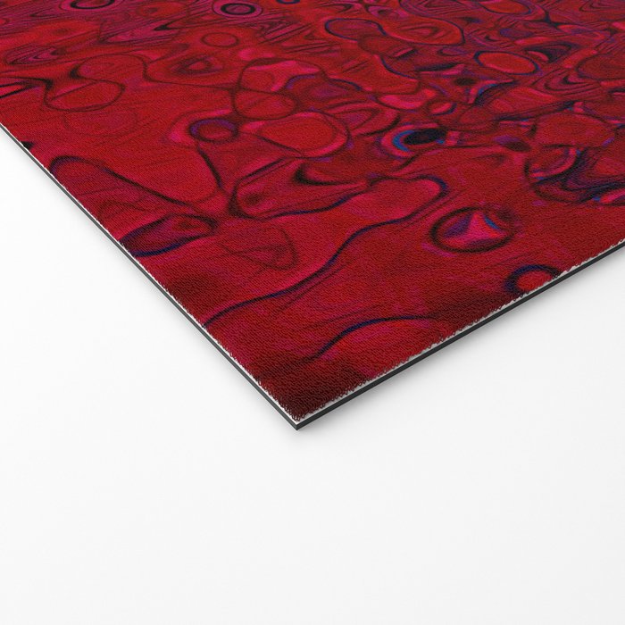 Red And Purple Abstract Painting Welcome Mat Gallery Image 2