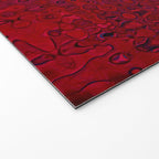 Red And Purple Abstract Painting Welcome Mat Gallery Image 2