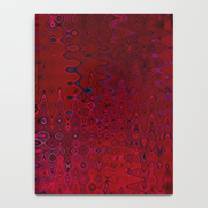 Red And Purple Abstract Painting Notebook Gallery Image 4
