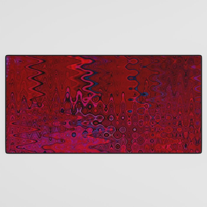Red And Purple Abstract Painting Desk Mat Gallery Image 3