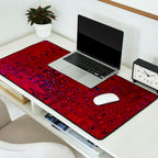 Red And Purple Abstract Painting Desk Mat Gallery Image 2