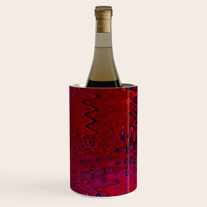 Red And Purple Abstract Painting Wine Chiller Gallery Image 2