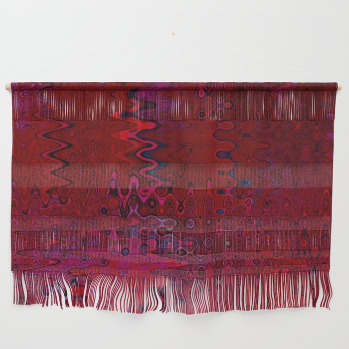 Red And Purple Abstract Painting Wall Hanging Gallery Image 1