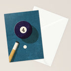 BILLIARDS / Ball 4 Stationery Card Gallery Image 2