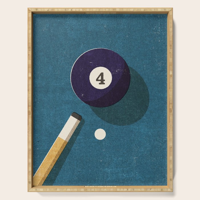 BILLIARDS / Ball 4 Serving Tray Gallery Image 1