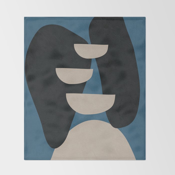 Abstract Balance 9 Throw Blanket Gallery Image 2