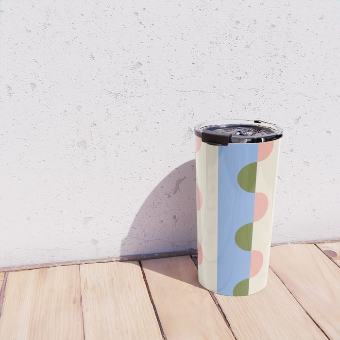 Abstract Scallops Travel Mug Gallery Image 4