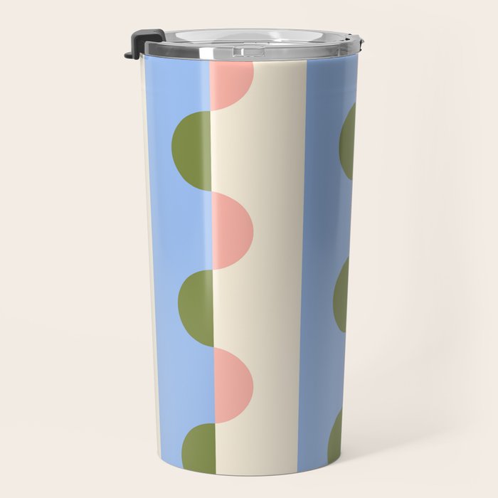 Abstract Scallops Travel Mug Gallery Image 3
