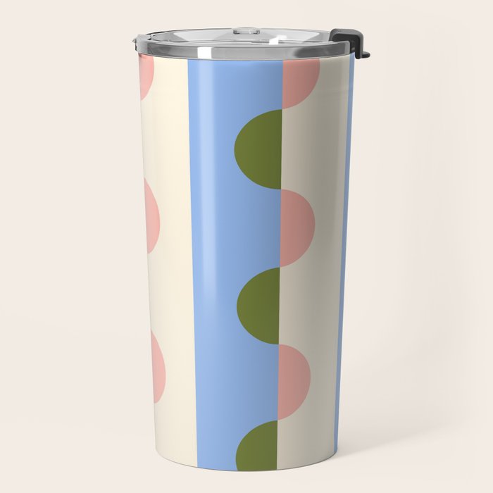 Abstract Scallops Travel Mug Gallery Image 2