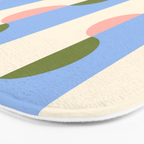 Abstract Scallops Bath Mat Gallery Image 3