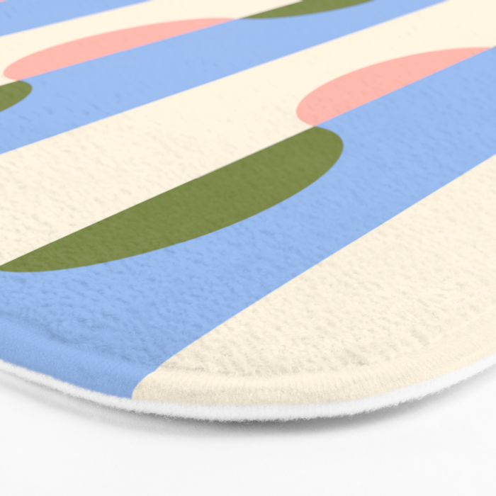 Abstract Scallops Bath Mat Gallery Image 3