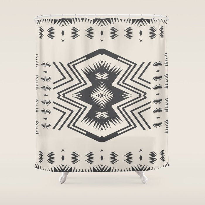 COLORADO CANVAS Shower Curtain Gallery Image 1