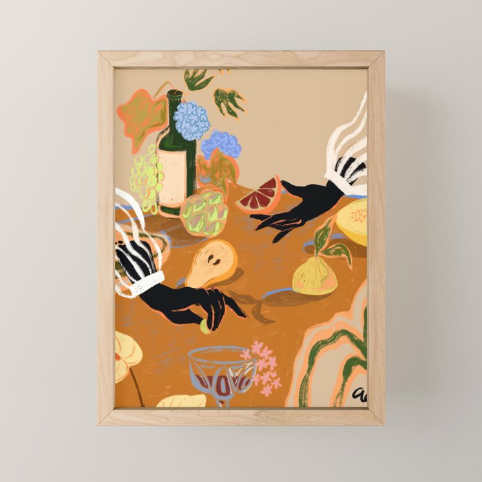 A Handful of Love Mini Art Print Gallery Image 1
