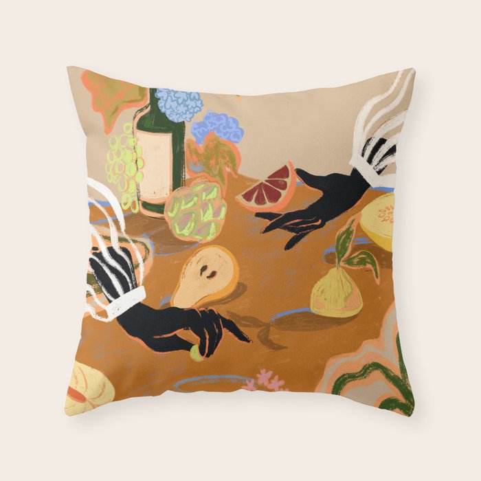 A Handful of Love Throw Pillow Gallery Image 1