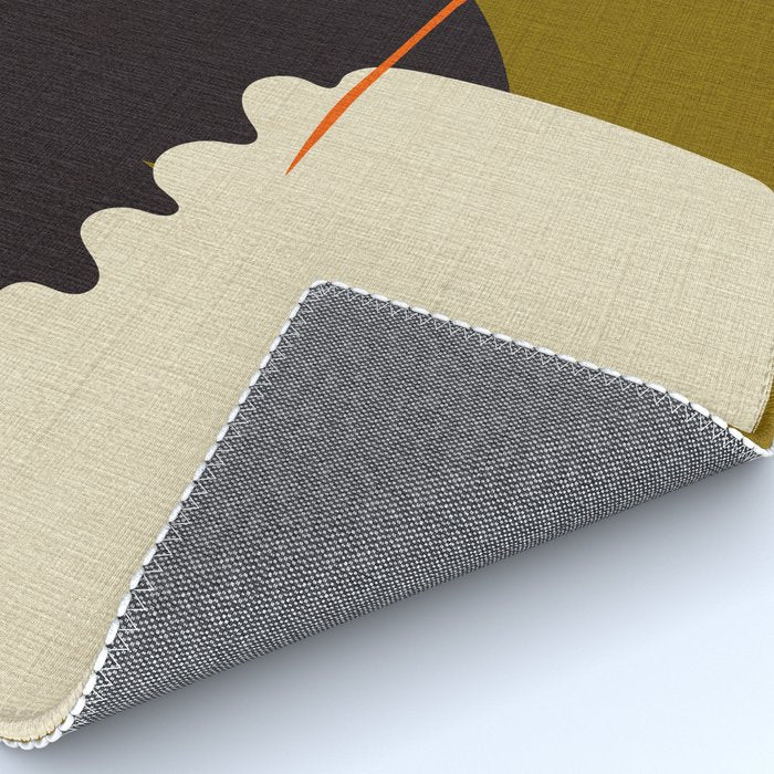 boho minimal fall shapes Rug Gallery Image 4