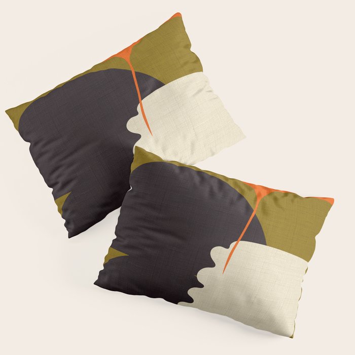boho minimal fall shapes Pillow Sham Gallery Image 1