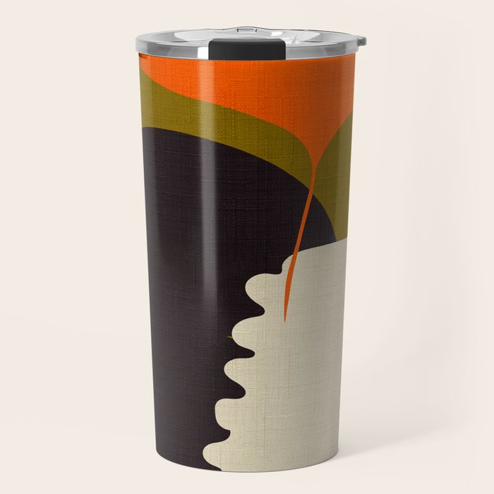 boho minimal fall shapes Travel Mug Gallery Image 1
