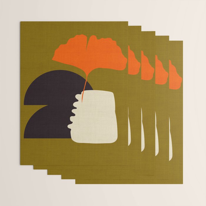boho minimal fall shapes Wrapping Paper Gallery Image 3