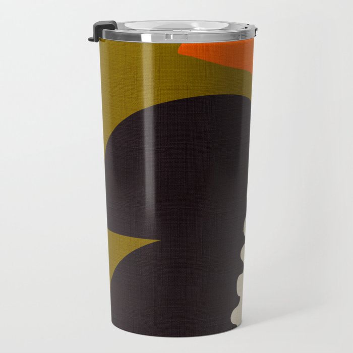 boho minimal fall shapes Travel Mug Gallery Image 3
