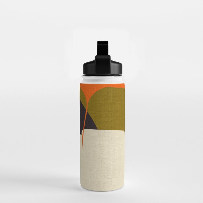 boho minimal fall shapes Water Bottle Gallery Image 2