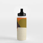 boho minimal fall shapes Water Bottle Gallery Image 2