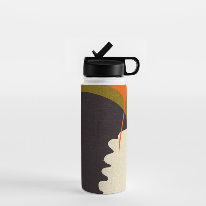 boho minimal fall shapes Water Bottle Gallery Image 1