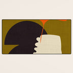 boho minimal fall shapes Desk Mat Gallery Image 3