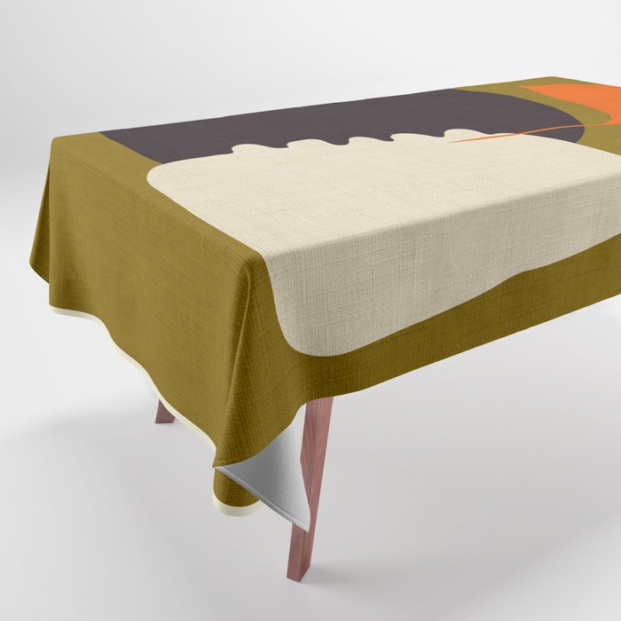 boho minimal fall shapes Tablecloth Gallery Image 1