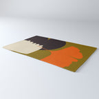 boho minimal fall shapes Rug Gallery Image 3