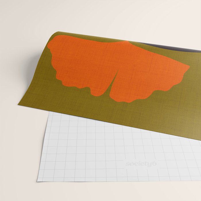 boho minimal fall shapes Wrapping Paper Gallery Image 2
