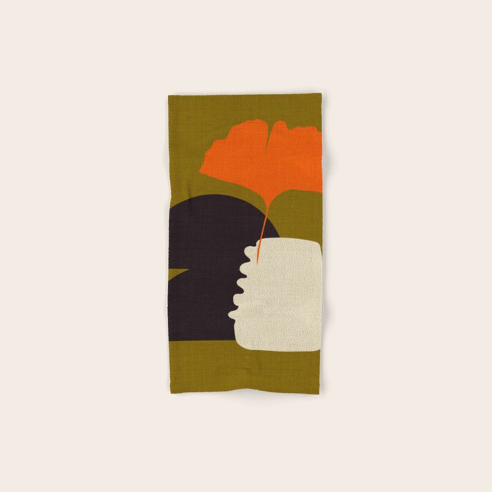 boho minimal fall shapes Bath Towel Gallery Image 1
