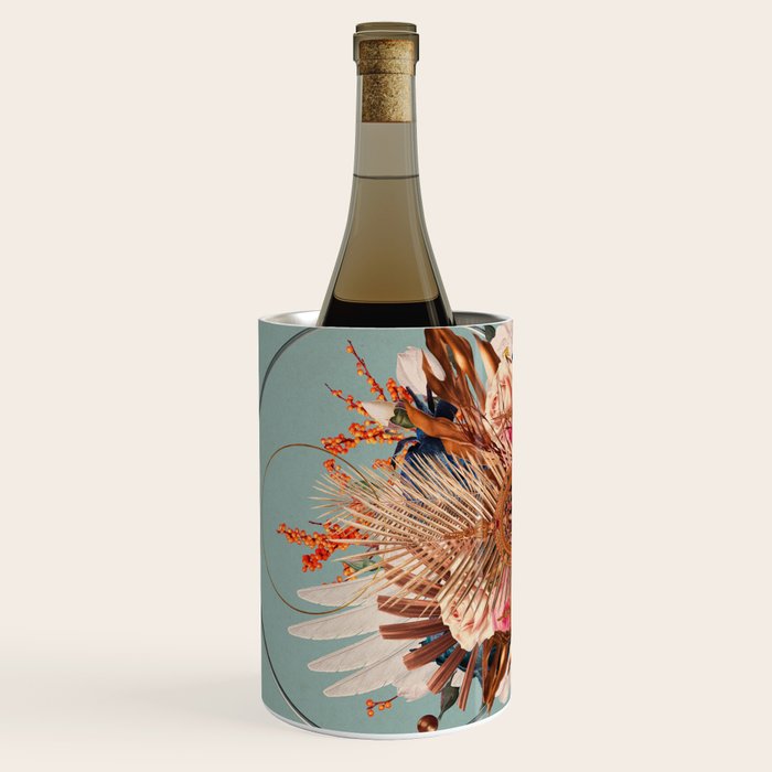 Blossom in a golden asymmetry Wine Chiller Gallery Image 2