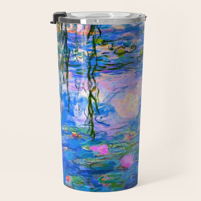 Claude Monet Water Lilies Travel Mug Gallery Image 3