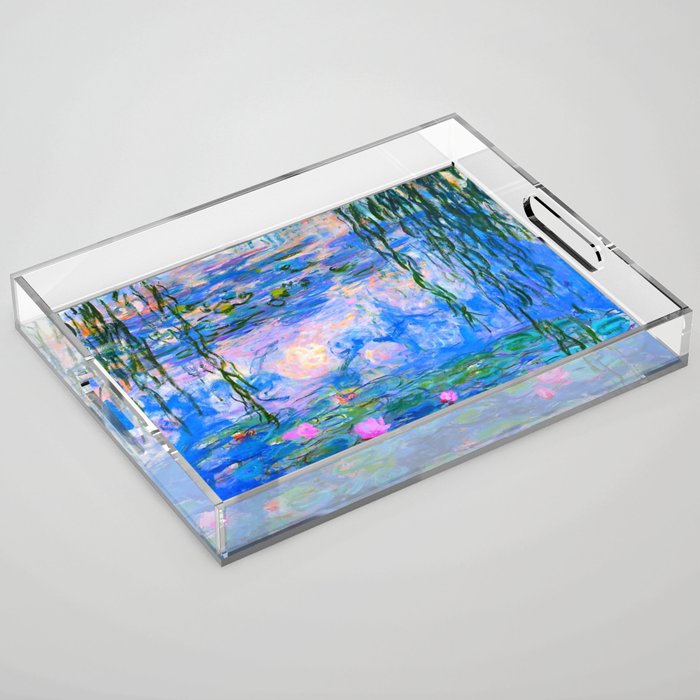 Claude Monet Water Lilies Acrylic Tray Gallery Image 1